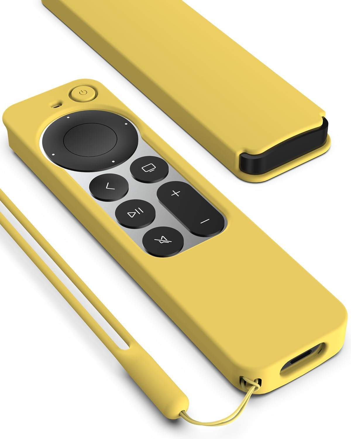 Compatible with Apple TV 4K Siri Remote Case 2021, Yellow