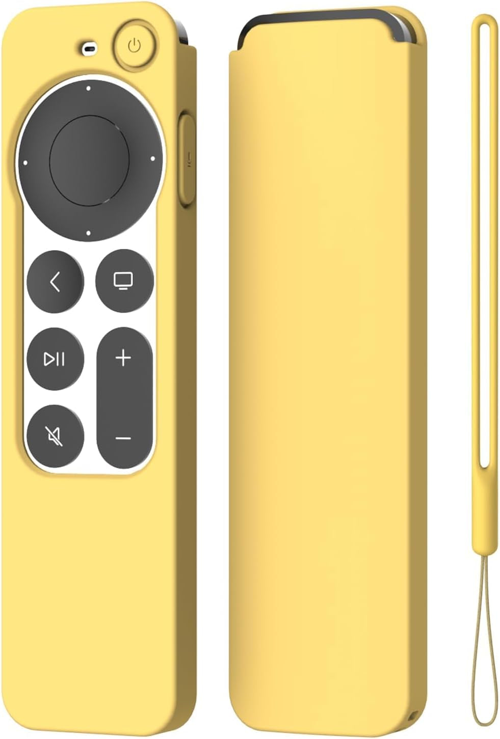 Compatible with Apple TV 4K Siri Remote Case 2021, Yellow