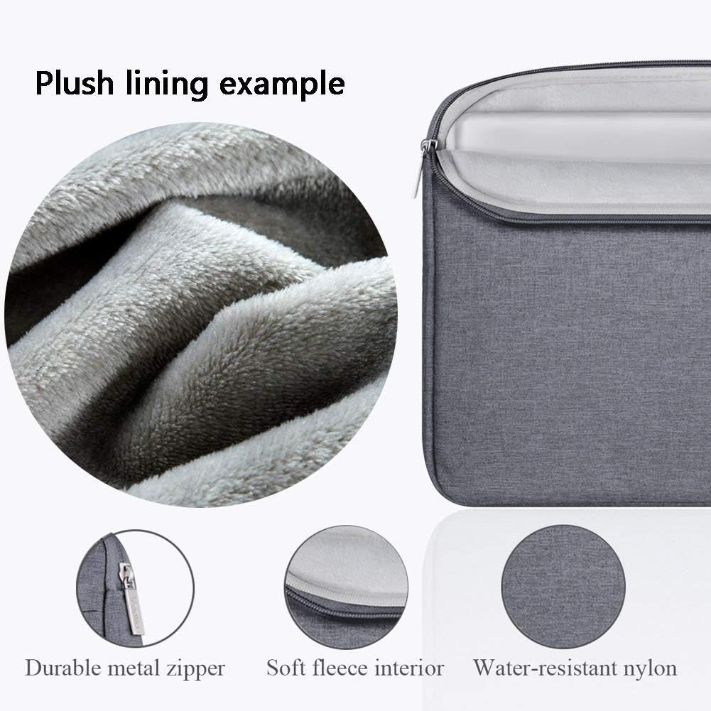 V Voova 11-12 Inch Waterproof Laptop Sleeve with Handle, Grey