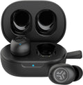 Jlab Jbuds Mini True Wireless Bluetooth Earbuds + Charging Case, Charcoal Black, IP55 Sweat and Dust Proof, Bluetooth Multipoint, Be Aware Audio, 3 EQ Sound Settings, Crystal Clear Calls