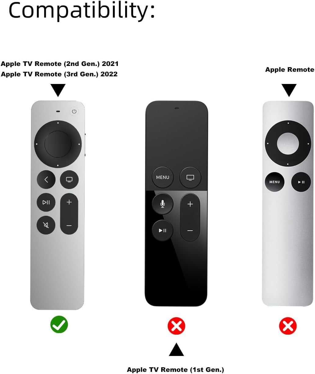 Compatible with Apple TV 4K Siri Remote Case 2021, Yellow