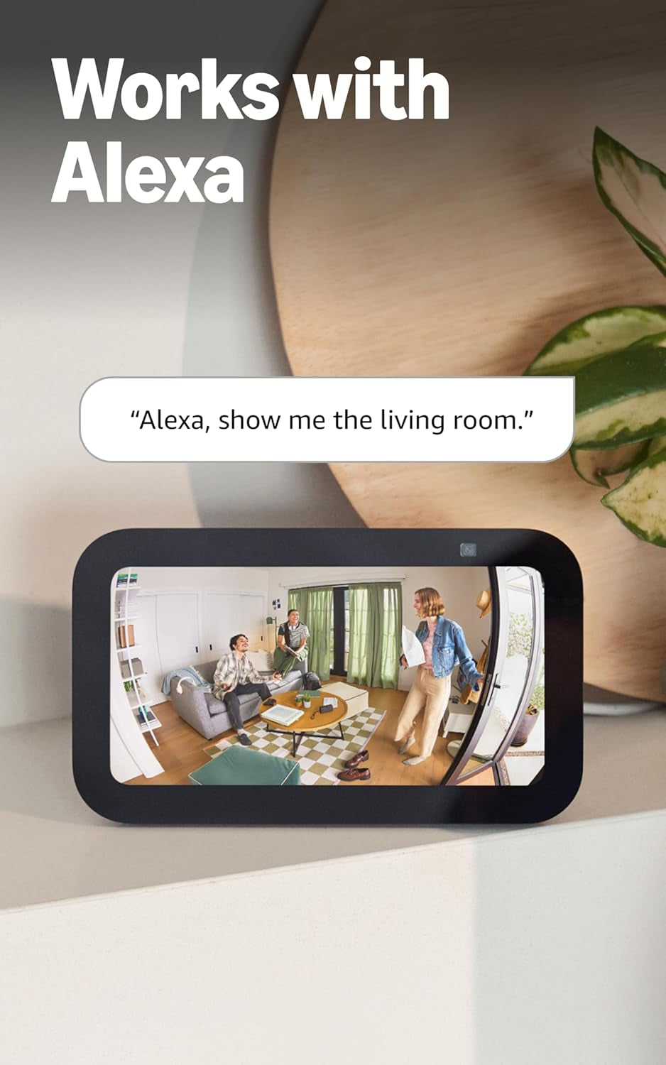 Ring Indoor Cam, Home or Business Security in 1080P HD Video, Black